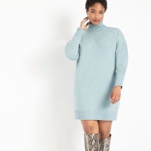 Eloquii Sweater Dress Blue